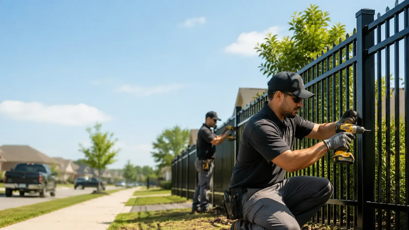 Metal Fence Installation in Round Lake Beach, IL